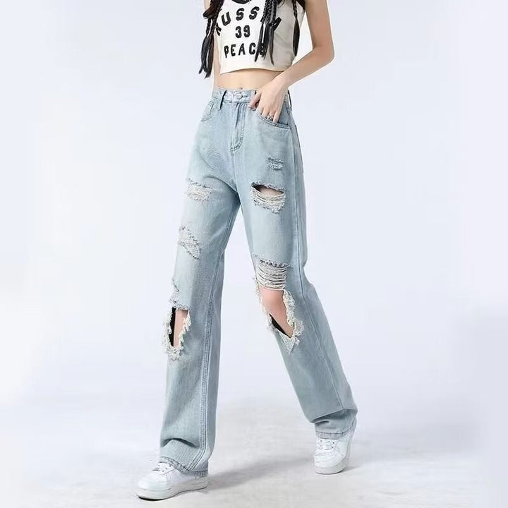 W&W Mode Damenjeans mit zerrissenen