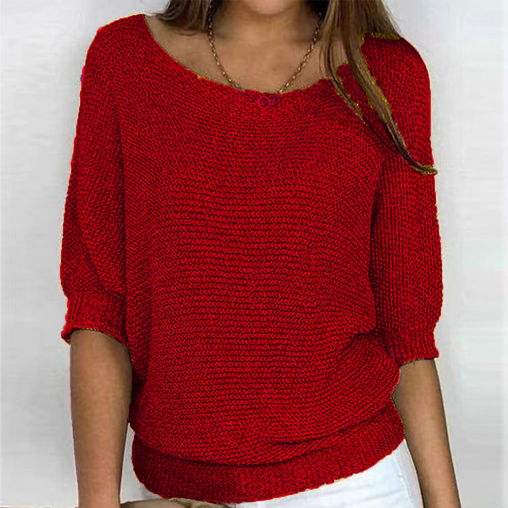 W&W Mode | Elegantes Dreiviertelarm Bequemes Oberteil