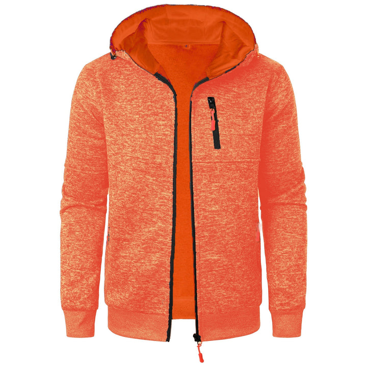 W&W Mode | Herren Gemusterte Zip Kapuzenpulli