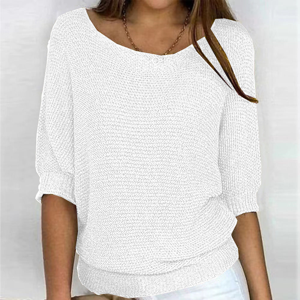 W&W Mode | Elegantes Dreiviertelarm Bequemes Oberteil