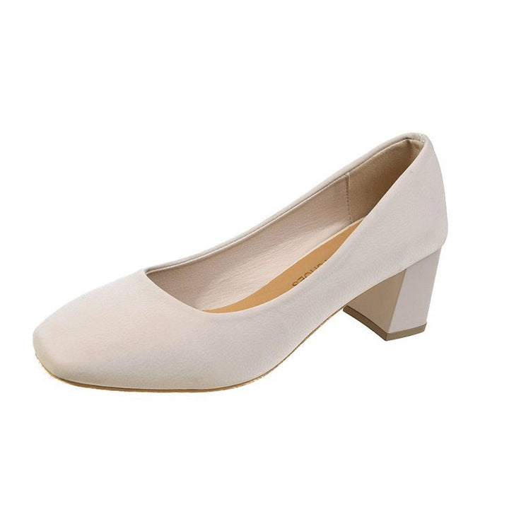 Damen Bequeme Blockabsatzpumps W&W Mode