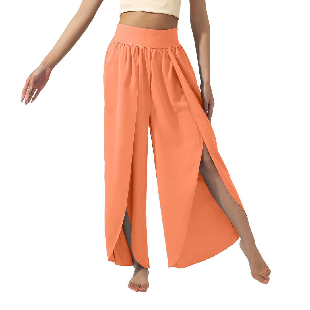 Damen luftige Culotte mit Seitenschlitzen W&W Mode