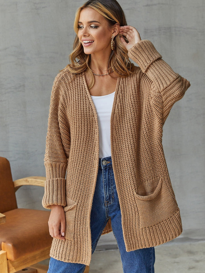W&W Mode | Übergroßer Strickstrickjacke Für Komfortable Styles