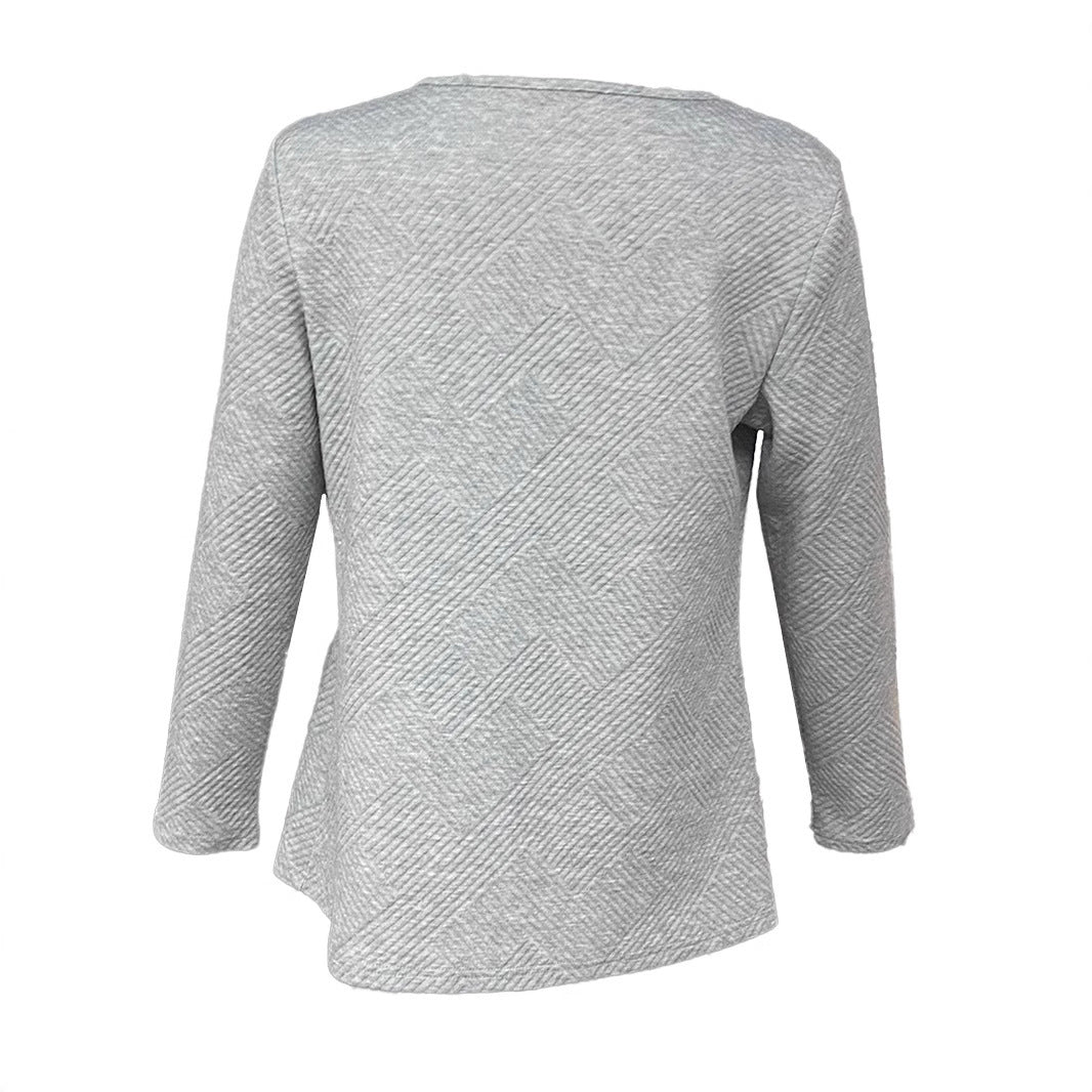 Damen Strickjacke mit Schlanker Passform – Minimalistischer & Eleganter Pendlerstil