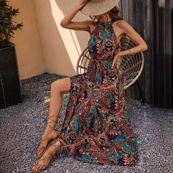 W&W Mode | Vintage Bohemian Halterkleid