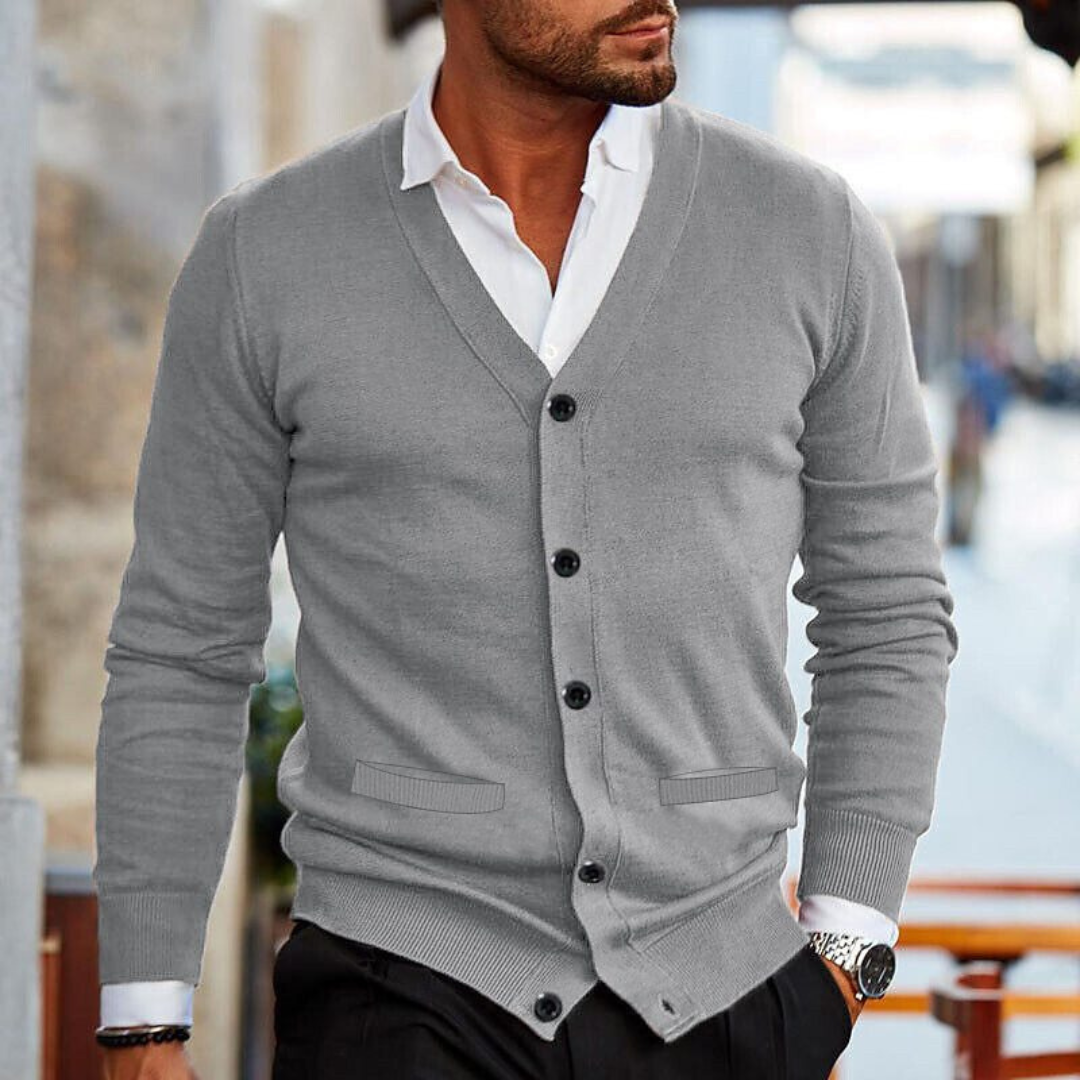 W&W Mode | Strickcardigan aus Baumwolle - Elegant & Klassisch