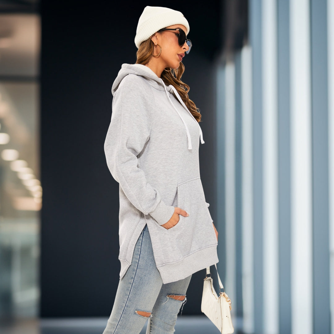W&W Mode | Elegantes Oversized-Kleid mit Kapuze