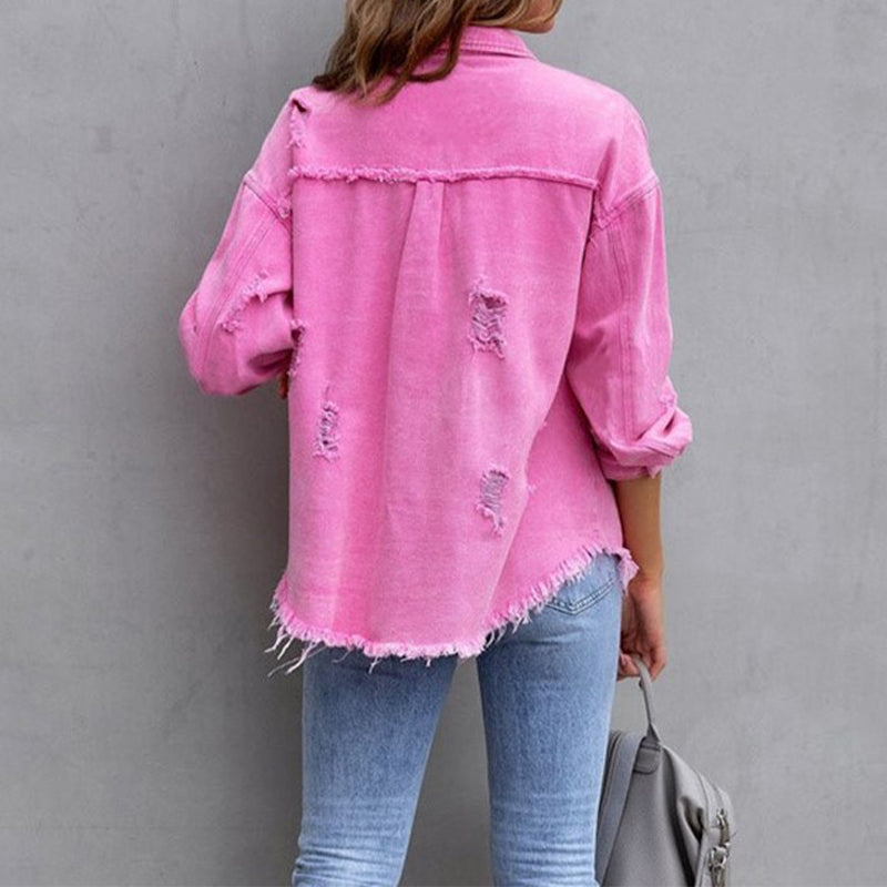W&W Mode | Trendy Denimjacke Für Frauen