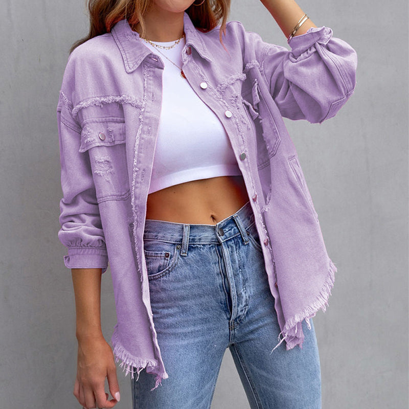 W&W Mode | Trendy Denimjacke Für Frauen
