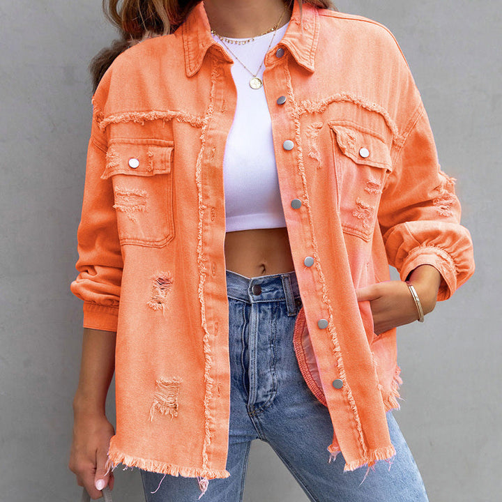 W&W Mode | Bunte Jeansjacke