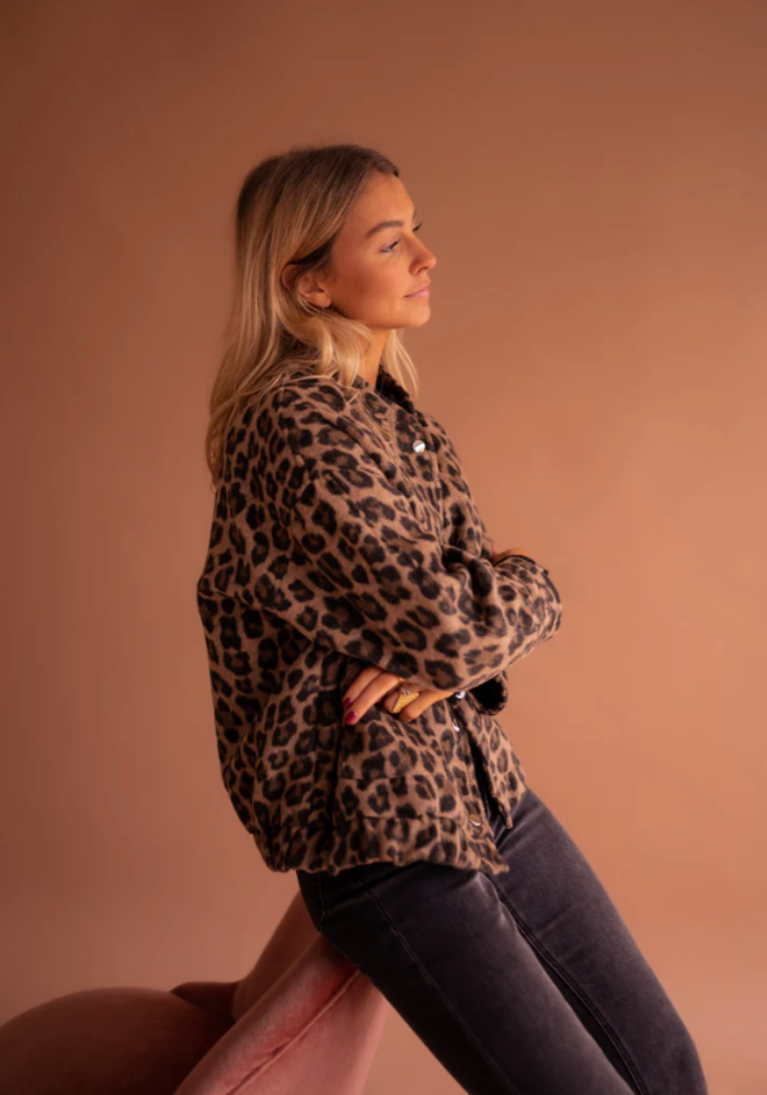 W&W Mode | Leopard Bomberjacke