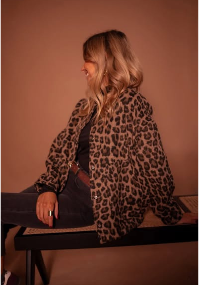 W&W Mode | Leopard Bomberjacke