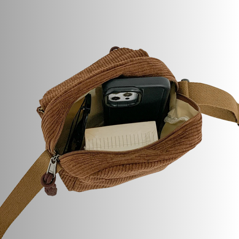 W&W Mode | Kompakte Cord Tasche Mit Elegantem Design