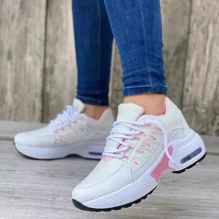 W&W Mode | Turnschuhe Lace Up Ergonomisch Turnschuhe Frauenschuhe