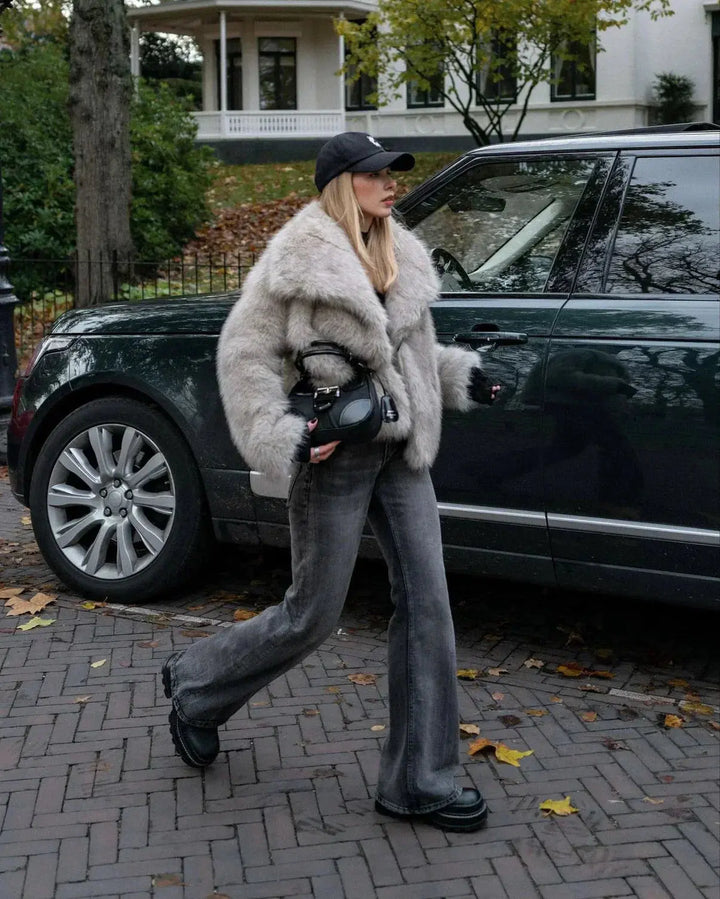 W&W Mode | Flauschige Pelzjacke Für Winter