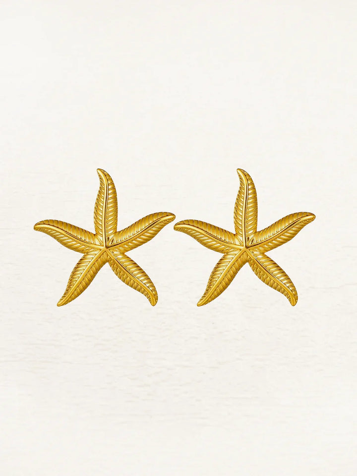 W&W Mode | Meerstern Ohrringe Gold