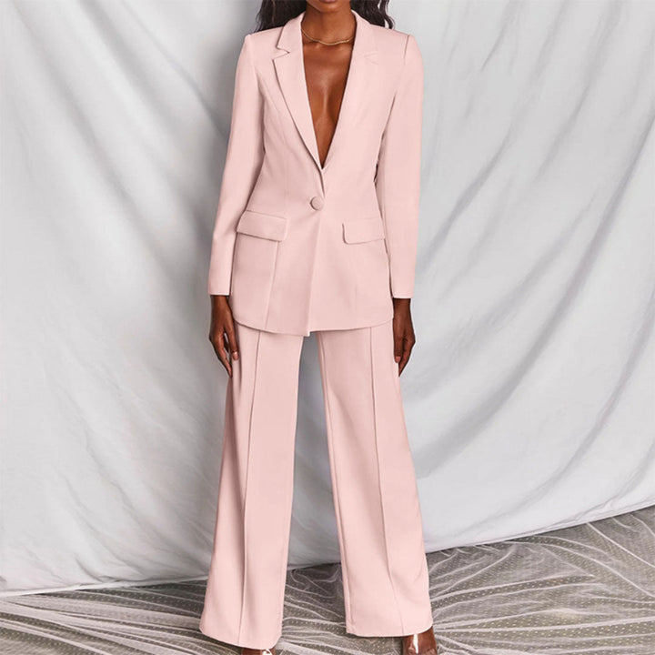 W&W Mode -  Elegantes Blazer- und Hosenset