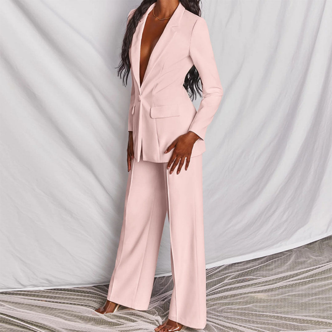 W&W Mode -  Elegantes Blazer- und Hosenset