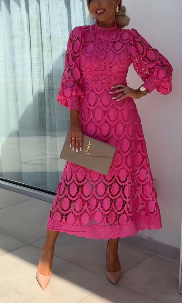 Spitze Freizeitkleid