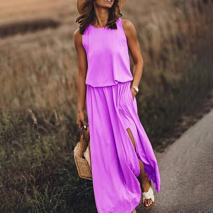 W&W Mode - Lässiges Sommerkleid mit Schlitz