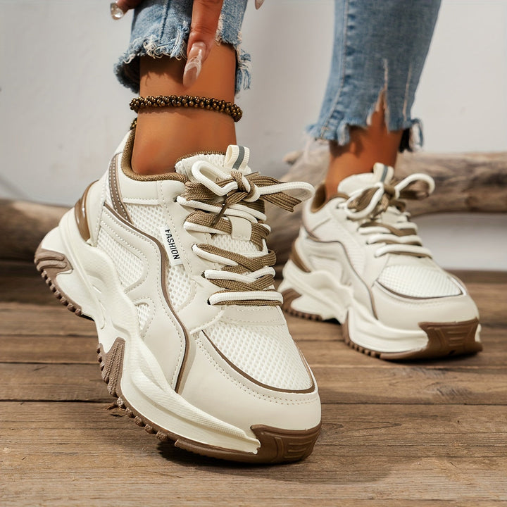W&W Mode | Turnschuhe Orthopädische Damen Schnürbare Laufschuhe