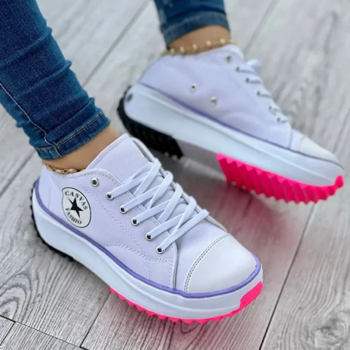 W&W Mode | Turnschuhe Schnürer Orthopädisch Walking-Schuhe Frauenschuhe