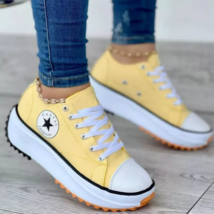 W&W Mode | Turnschuhe Schnürer Orthopädisch Walking-Schuhe Frauenschuhe