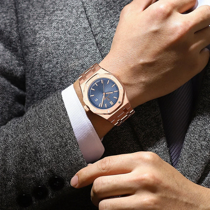 W&W Mode | Deluxe Herrenarmbanduhr Modern, Elegant Und Komfortabel