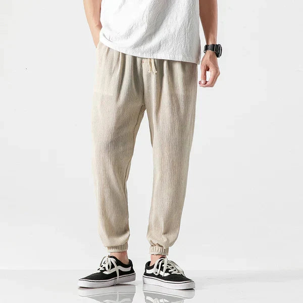 W&W Mode | Weite Leinenhose
