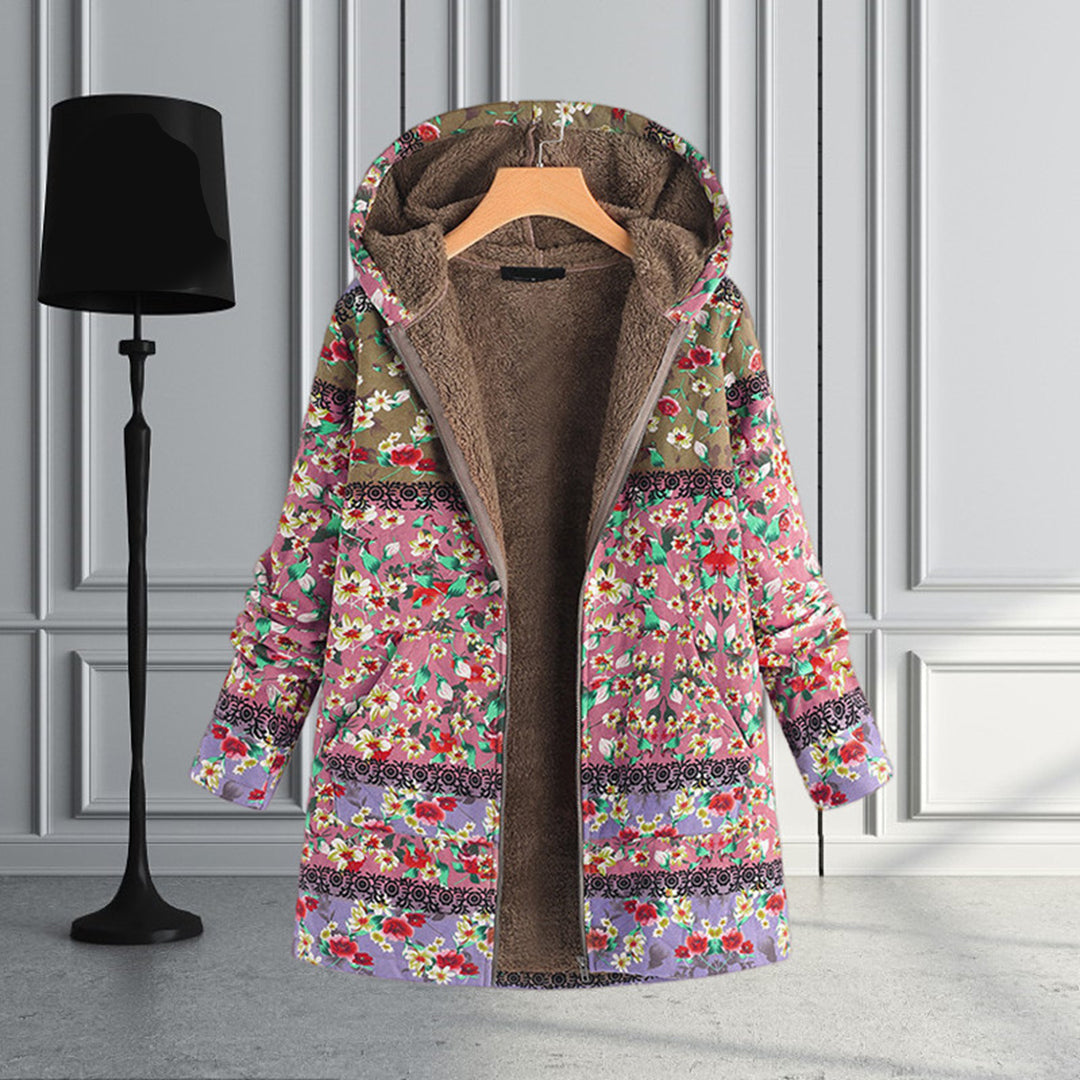 W&W Mode | Blumenpracht Jacke - Elegante Damenjacke mit Blumenmuster