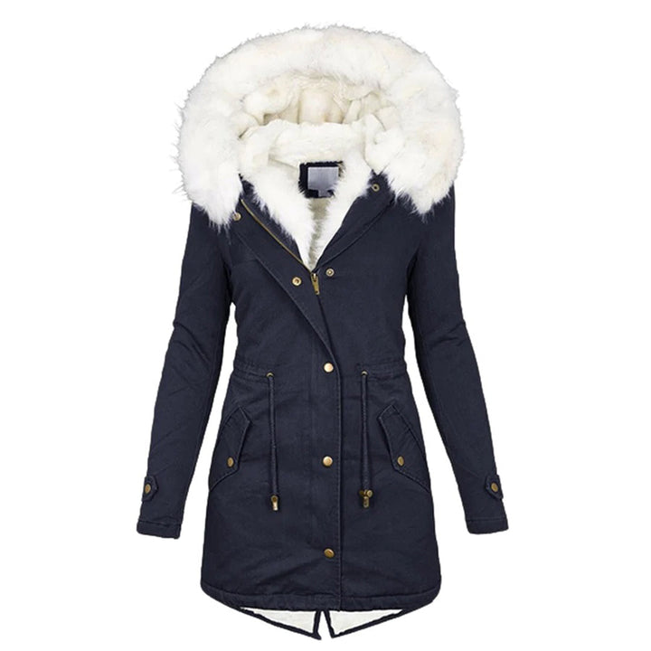 W&W Mode | Gepolsterte Winterjacke Mit Fell Für Damen