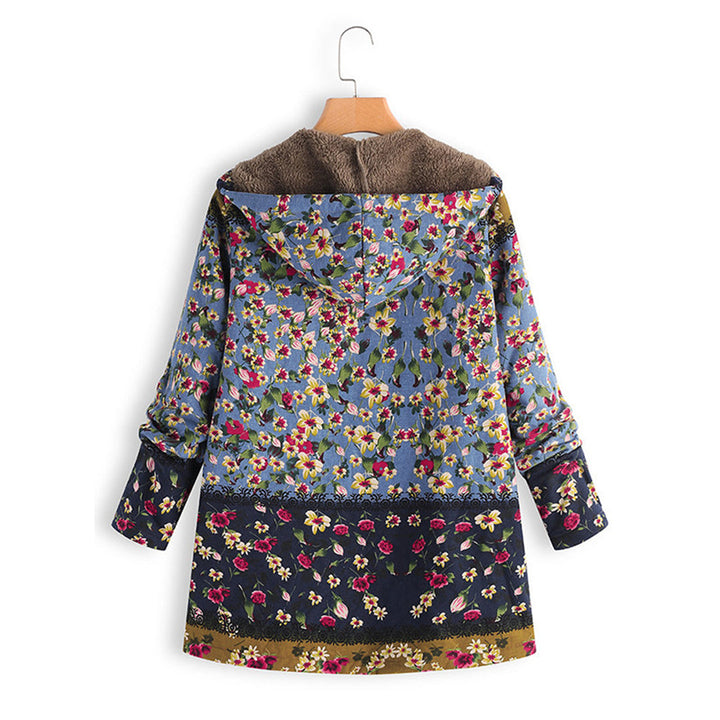 W&W Mode | Blumenpracht Jacke - Elegante Damenjacke mit Blumenmuster