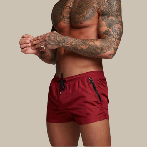 W&W Mode | Badeshorts Schnell trocknende kurze Shorts mit Stretch für Herren