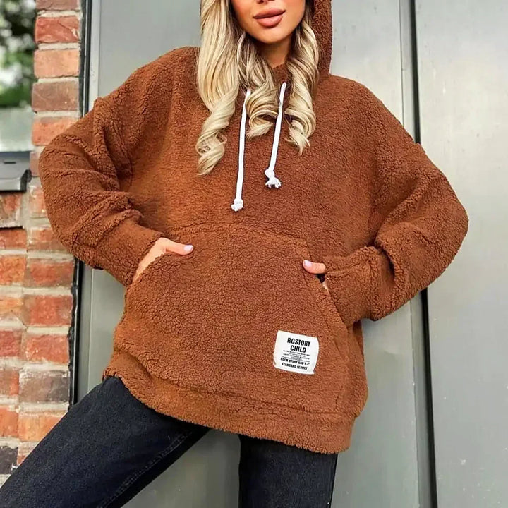 W&W Mode | Moderner Damen-Hoodie mit Plüsch