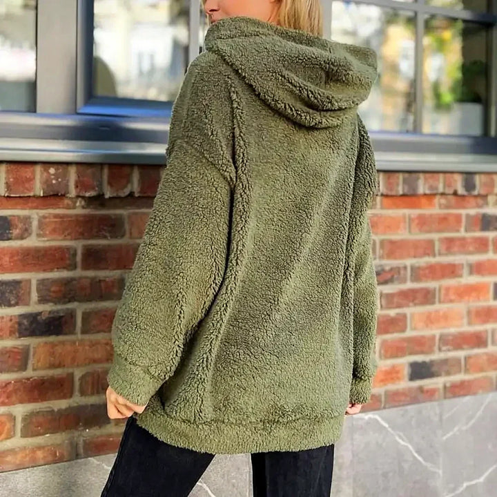 W&W Mode | Moderner Damen-Hoodie mit Plüsch