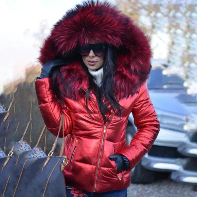 W&W Mode - Winterjacke mit Fellkapuze