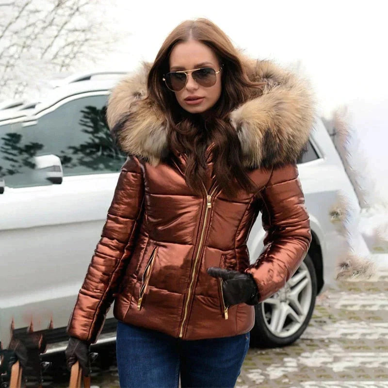 W&W Mode - Winterjacke mit Fellkapuze