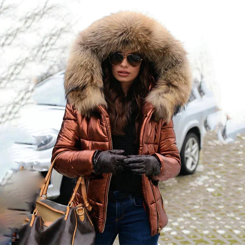 W&W Mode - Winterjacke mit Fellkapuze