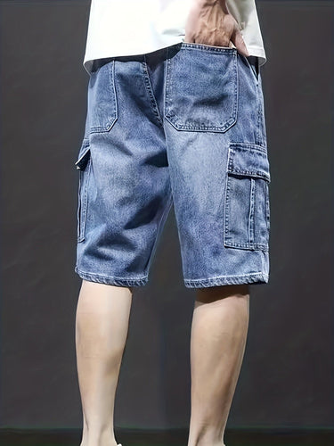 W&W Mode | Cargo Denim Shorts Für Herren