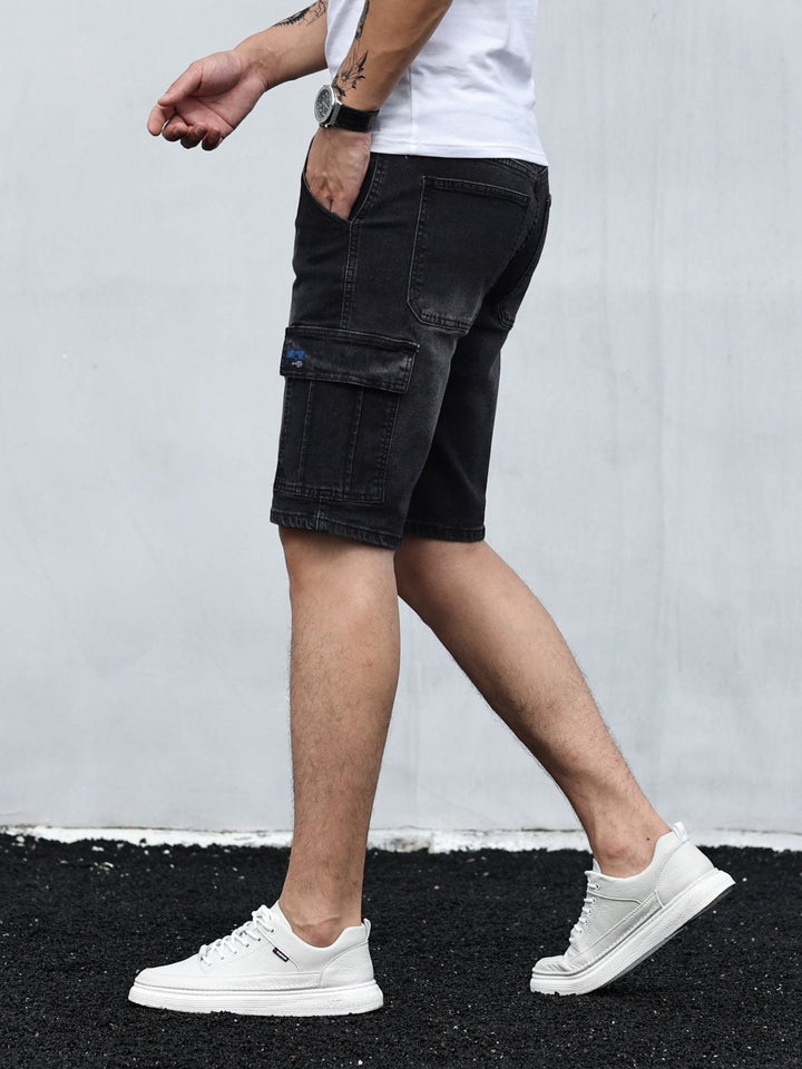 W&W Mode | Cargo Denim Shorts Für Herren