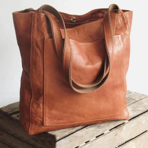 W&W Mode | Damenmode Weiche PU-Ledertasche mit großer Kapazität