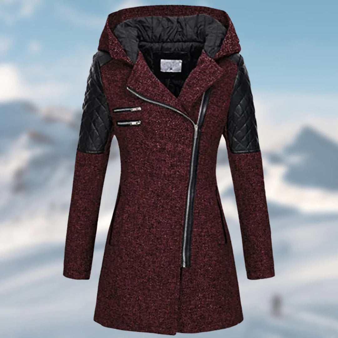 W&W Mode Wintermantel mit Kapuze für Damen