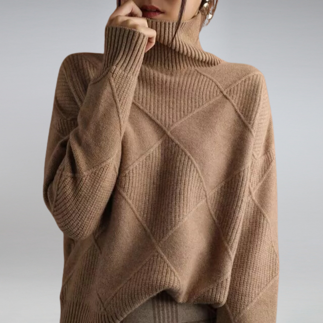 W&W Mode | lockere Passform Pullover Strickpullover Damen Strickwaren