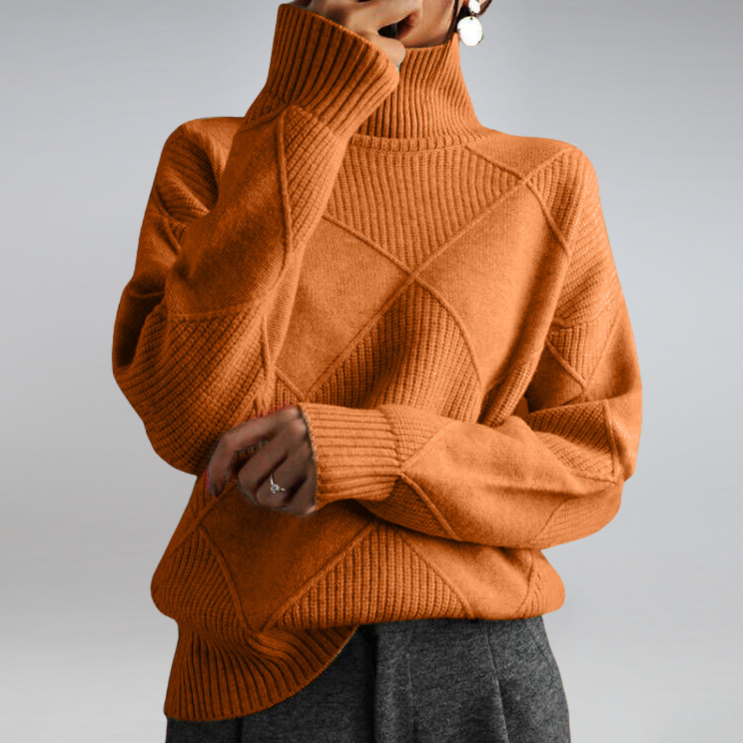 W&W Mode | lockere Passform Pullover Strickpullover Damen Strickwaren