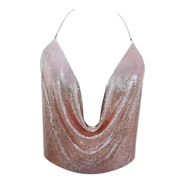 Damen Glitzertop für Tanz und festliche Outfits
