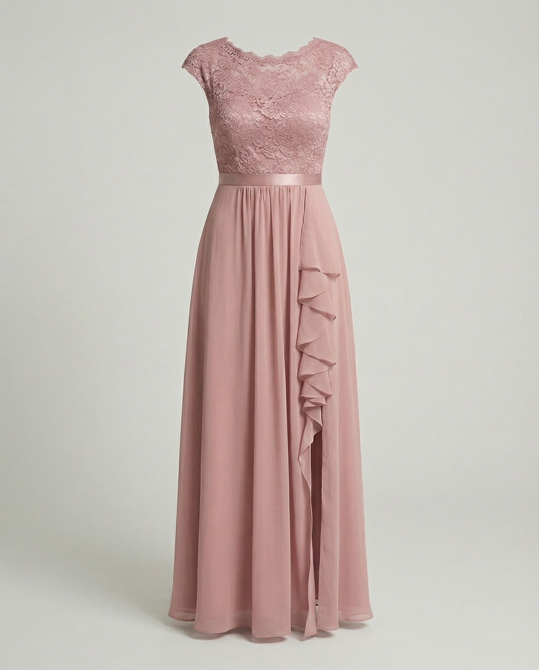 W&W Mode | Elegantes Damen Maxikleid Mit Spitzeneinsätzen Zeitlos, Romantisch & Fließend