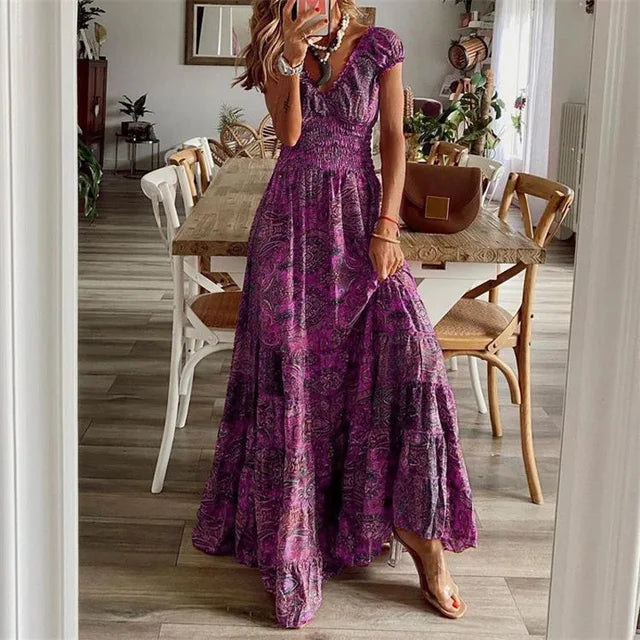 W&W Mode | Elegantes Kleid mit Elastischem Bund