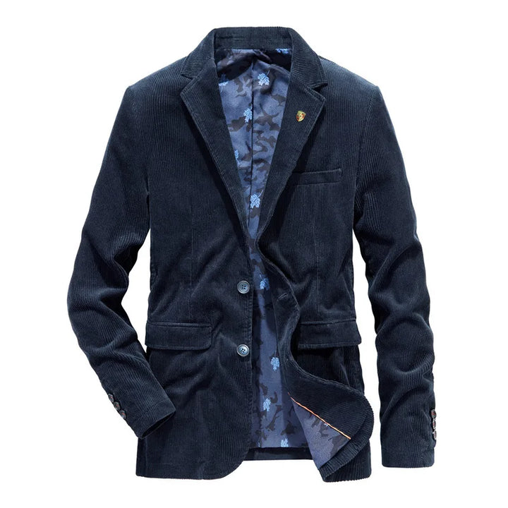 W&W Mode | Cord Blazer Für Herren Klassische Eleganz in Braun