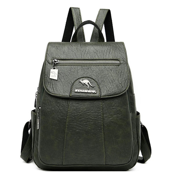 W&W Mode | Diebstahlsicherer Lederrucksack Mit Großem Fassungsvermögen Für Damen