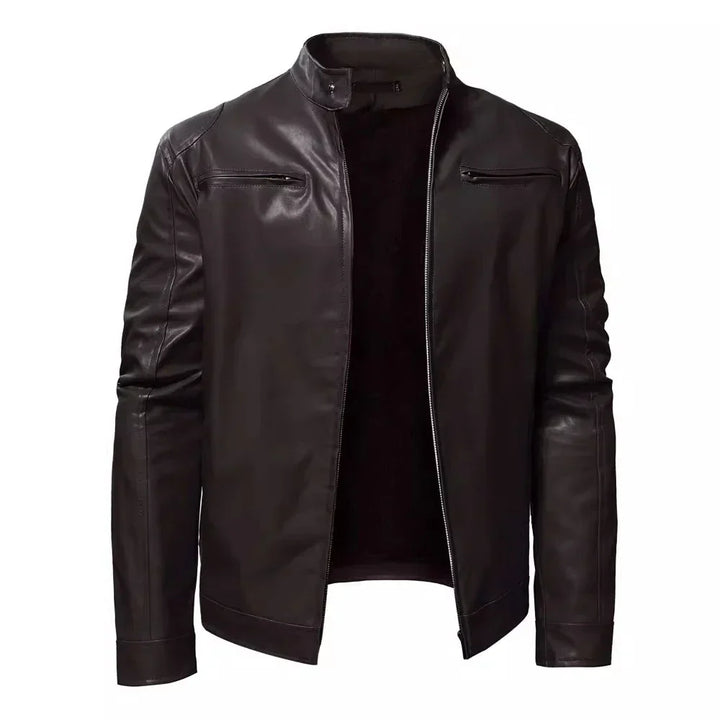 W&W Mode | Zeitlose Lederjacke mit Biker-Flair